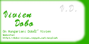 vivien dobo business card